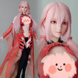 罪恶王冠蝶祈战斗服金鱼服cos可动手办景品