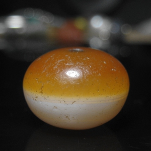 老一线药师玛瑙珠15mm西亚古珠古玩文玩古董珠配珠腰珠包老老珠子