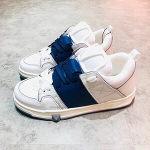 valentino/华伦天奴 2022秋冬 白色拼色面包鞋休闲鞋 正品代购