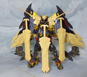 rg 1/144 金异端高达 金色 天哈娜 万代魂限 mb风华 树脂改件