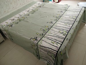 金凯丽全棉喷气斜纹布料2.35米宽床上用品布料中国风定做儿童枕套