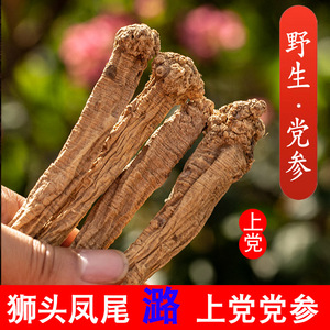 山西平顺上党潞党参中药材正品野生特别级无硫当归黄芪党参干货