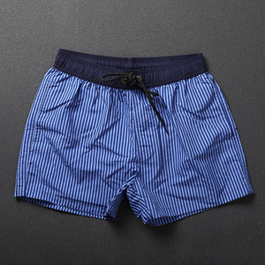 男士短裤夏季薄款外穿宽松舒适条纹休闲二分裤速干可下水沙滩裤潮