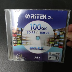 ritek铼德25g50g100g蓝光bd-r可擦写光盘碟片 re刻录盘xl反复使用