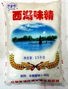 杭州名产餐餐不忘西湖味精2.5kg 谷氨酸钠纯度99% 味精颗粒状