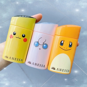 日本资生堂安热沙安耐晒金钻防晒露小火龙皮卡丘胖丁限定版60ml