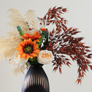 现代简约设计师花艺插花客厅玄关餐桌艺术花束组合装饰花假花摆件
