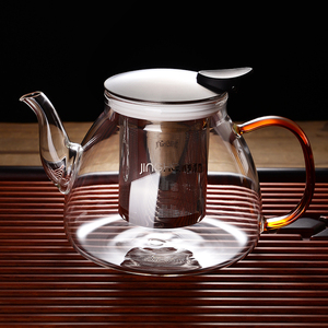 玻璃煮茶壶加厚手工吹制高硼硅耐热功夫茶具套装不锈钢内胆泡茶壶