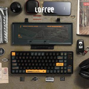 lofree洛斐小浪机械键盘无线蓝牙ipad游戏电竞电脑笔记本茶轴84键