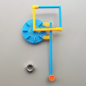 jackygoahead淘宝学生物理教具学校科学实验器材 diy拼装惯性钟摆仪