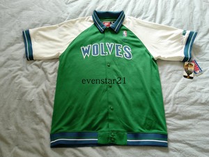 元年带吊牌nike森林狼复古短袖出场服热身服球衣狼王加内特nba