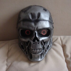 万圣节恐怖未来战士终结者面具舞会男士cs防护cos骷髅模型cf装备