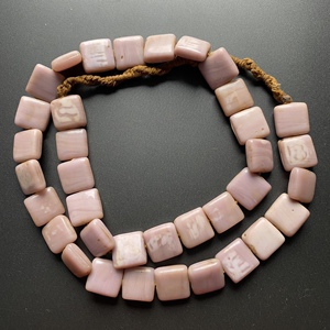 尼泊尔楼兰文化 西亚老琉璃珠手链项链配珠配件散珠文玩西藏佛珠w