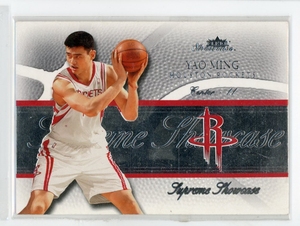 NBA球星卡 姚明 Fleer 04-05 Superme Showcase