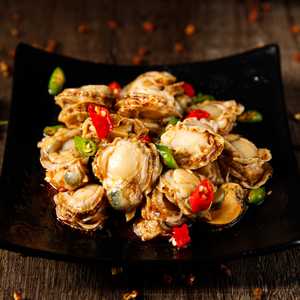 小果子麻辣小海鲜 捞汁扇贝肉 即食罐装零食海鲜食品烟台渤海特产