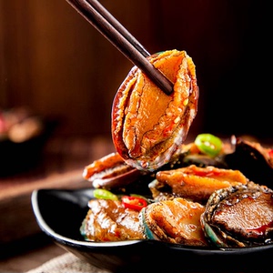 小果子麻辣小海鲜 捞汁鲍鱼仔 即食罐装零食海鲜食品烟台渤海特产