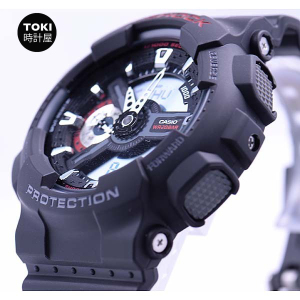 casio卡西欧 g-shock手表运动超人气黑金黑紫ga-110gb/hc/1a-1b