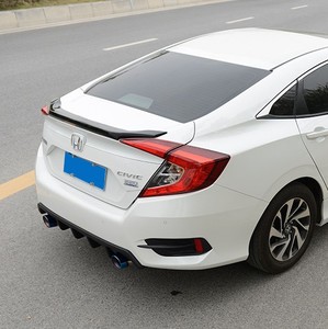 适用于本田十代思域尾翼 19款新思域改装烤漆小压尾跑车尾翼装饰