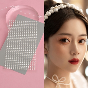 化妆眼角贴脸上贴饰品眼妆亮钻泪钻水钻贴纸新娘妆容点缀脸部装饰