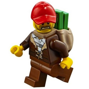 乐高lego 经典城市 人仔 cty834 夹克衫 骗子 小偷 60172 60175