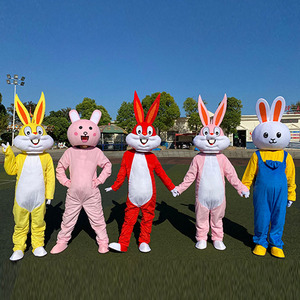 兔八哥卡通人偶服装兔年吉祥物人穿玩偶服头套cosplay表演道具服