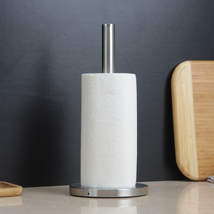 不锈钢纸巾架家用厨房用餐厅桌面卷纸架子卫生间厕所创意卷筒纸座
