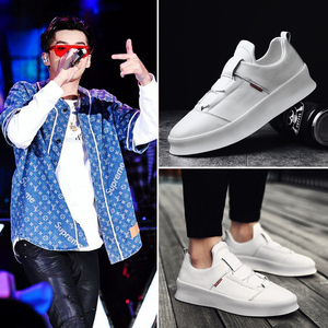 香港代购男鞋子中国有嘻哈明星吴亦凡同款小白鞋厚底增高潮鞋板鞋