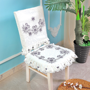 餐桌椅子套罩新款通用欧式加厚带海绵家用方形轻奢冬季凳子套坐垫