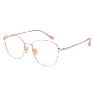 pantone潘通防蓝光超轻纯钛金丝边眼镜框男可配近视镜架女36007