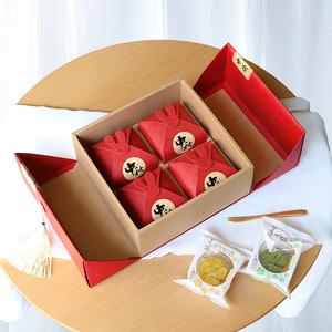 2024中秋节月饼包装礼盒中式糕点盒创意烘焙蛋黄酥茶果点心礼品盒