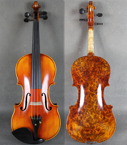 高档鸟眼枫木手工实木小提琴成人专业考级舞台演奏乐器意大利工艺