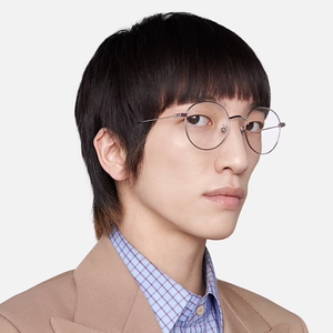 gucci古驰眼镜框女近视复古圆框金丝边框男款超轻眼镜架gg1054ok