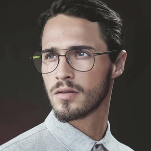 reykjavik冰岛眼镜框男近视纯钛轻飞行款大脸加宽潮流眼镜架sunna