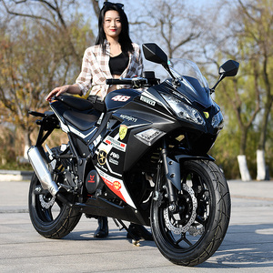 小忍者摩托车跑车趴赛单缸200双缸400水冷电喷全新公路赛重机燃油