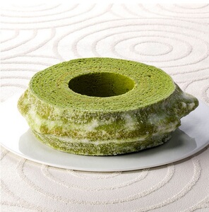 日本源吉兆庵minamotokitchoan抹茶杏仁朗姆酒味年轮蛋糕豆豆三店