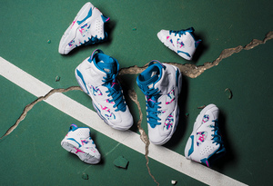 air jordan 6 green abyss 乔6 aj6 墨绿扎染油画女鞋543390-153