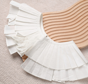 领子女百搭雪纺披肩外搭春夏秋冬季假领配裙子风琴扇形领子0人付款17