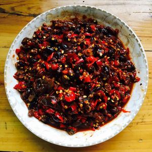 干豆豉 湖南邵阳特产 妈妈自制黑豆鼓辣椒酱 下饭菜 调料 250g