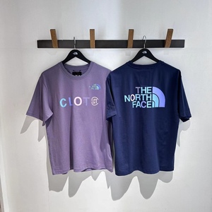 thenorthface x clot北面联名款春新款男户外透气圆领短袖t恤873d