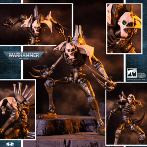 现货战锤麦克法兰40k 太空死灵 剥皮者 7寸 necron flayed