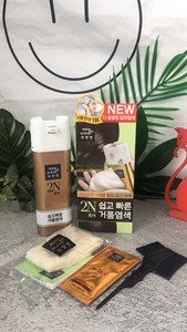 韩国采购 爱茉莉/美妆仙经典巧克力色泡沫头发染色剂 家庭可操作