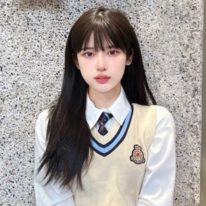 主播日常自然黑假发女长发lolita全头套逼真长发学生头假发