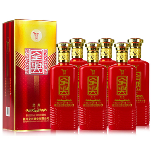 50度四川名酒全兴贵宾二星浓香型白酒500ml