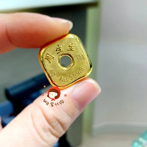 周生生999.9黄金足金投资金条金粒金块金片理财黄金按克香港代购