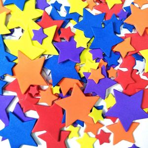 EVA儿童奖励五角星贴纸 卡通幼儿海绵泡沫装饰贴星星