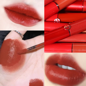 俊俊福利店阿玛尼唇釉红管405/415新色208/206新黑管口红405番茄