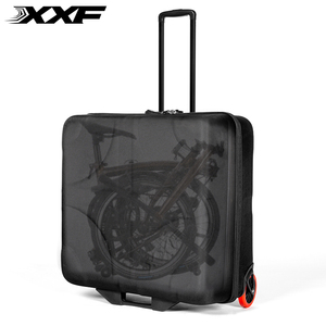 X货运托运箱硬壳打包折叠车X带行李箱滚轮长小自行车F箱装车途布