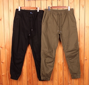 专柜在售 男款梭织纯棉收裤脚束脚休闲裤卫裤长裤 秋冬款