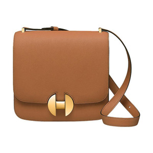 hermes/爱马仕2021新款小方包女士h包经典小牛皮单肩斜挎翻盖包