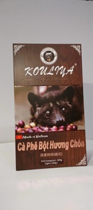 越南进口猫屎滴漏咖啡粉500g纯研磨黑咖啡意式浓香貂鼠礼盒装包邮